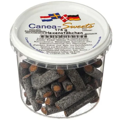 Canea-Sweets Lakritz-Hexenstäbchen Lakritz, 175 g