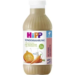 Hipp Sondennahrung Kürbis & Karotte Kunststoff Fl., 12X500 ml- Trinknahrung