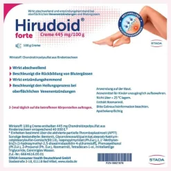 Hirudoid ® FORTE Creme, 100 g- Venenleiden