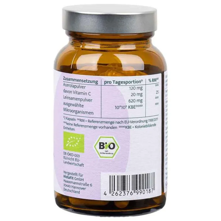 Histanutri Bioticfit Hartkapseln, 90 St- Vitamin C (Ascorbinsäure)