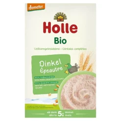 Holle Bio-Vollkrongetreidebrei Dinkel, 250 g- Babybrei