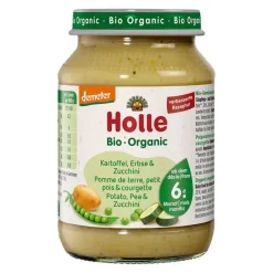Holle Kartoffeln mit Erbsen und Zucchini, 190 g- Babybrei