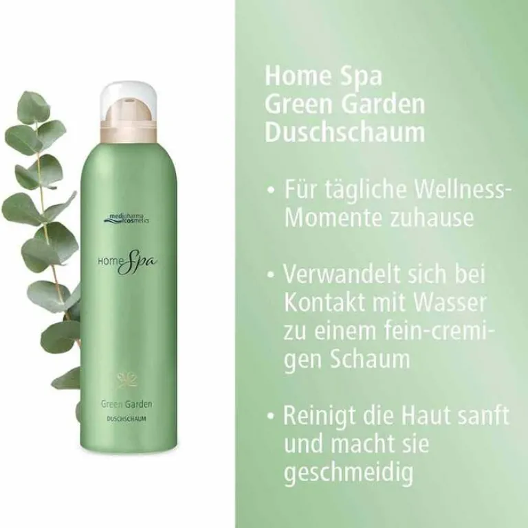 Dr. Theiss Home Spa Green Garden Duschschaum, 200 ml- Duschen & Waschen