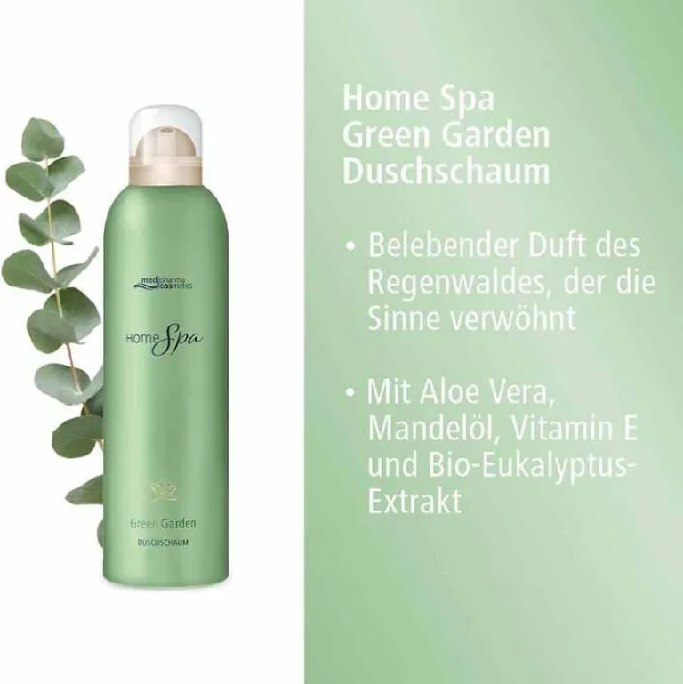 Dr. Theiss Home Spa Green Garden Duschschaum, 200 ml- Duschen & Waschen