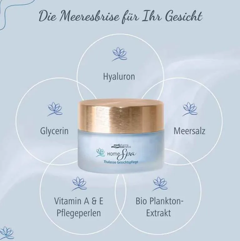 Dr. Theiss Gesichtsmasken Für Ein Gepflegtes Hautbild|Trockene Haut-Home Spa Thalasso Gesichtspflege Gel, 50 ml