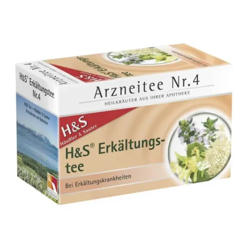 H&S Tee Erkältungstee-H&S Erkältungstee Nr. 4 Filterbeutel, 20X2.0 g