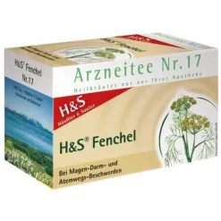 H&S Tee Mittel Gegen Blähungen-H&S Fencheltee ungemischt Filterbeutel, 20X2.2 g