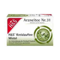 H&S Tee Tee-H&S Kreislauftee Mistel Filterbeutel, 20X2.0 g