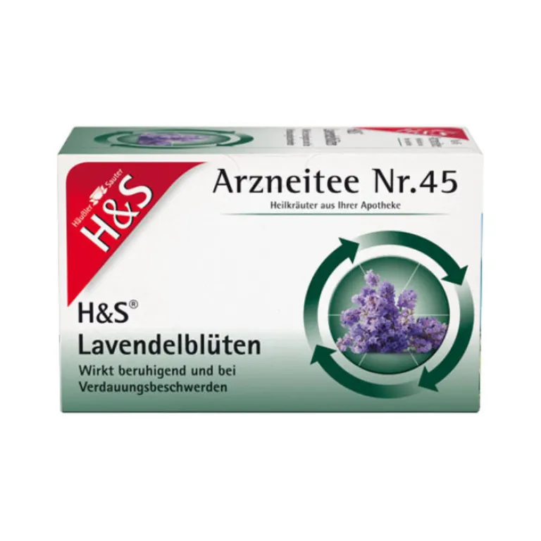 H&S Tee H&S Lavendelblüten Filterbeutel, 20X1.0 g- Beruhigungstee