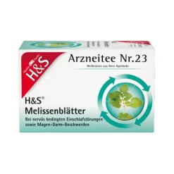 H&S Tee Beruhigungstee-H&S Melissenblättertee Filterbeutel, 20X1.5 g