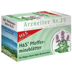 H&S Tee H&S Pfefferminztee Filterbeutel, 20X1.5 g- Magentee