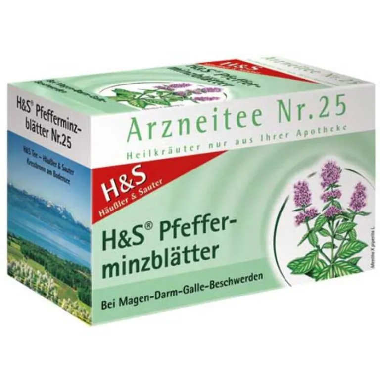 H&S Tee H&S Pfefferminztee Filterbeutel, 20X1.5 g- Magentee