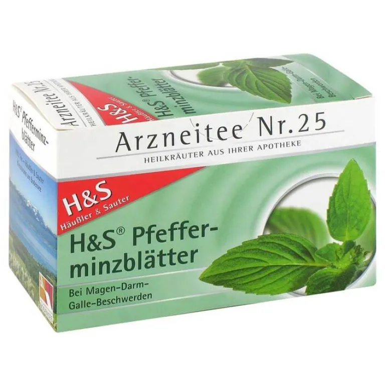 H&S Tee H&S Pfefferminztee Filterbeutel, 20X1.5 g- Magentee