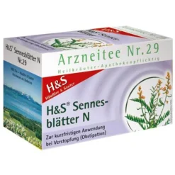 H&S Tee Abführmittel-H&S Sennesblätter N Filterbeutel, 20X1.0 g