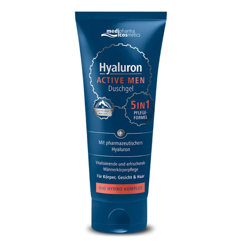 Medipharma Cosmetics Duschbäder-Hyaluron Active Men Duschgel, 200 ml