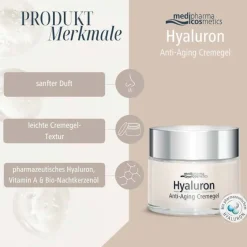 Hyaluron Anti-Aging Cremegel, 50 ml^Medipharma Cosmetics Hot