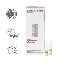 Santaverde Gesichtspflege-Hyaluron Duo treatment Ampullen, 10X1 ml