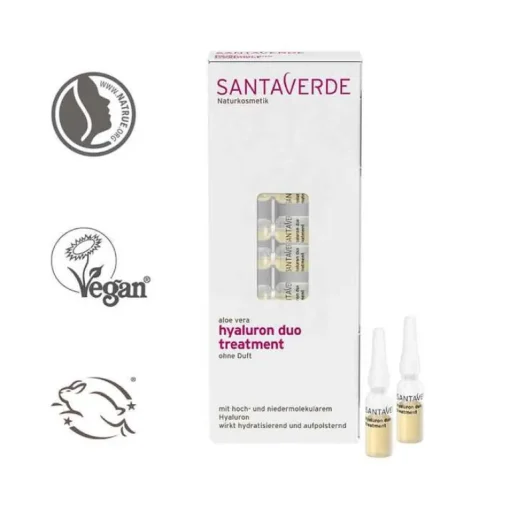 Santaverde Gesichtspflege-Hyaluron Duo treatment Ampullen, 10X1 ml