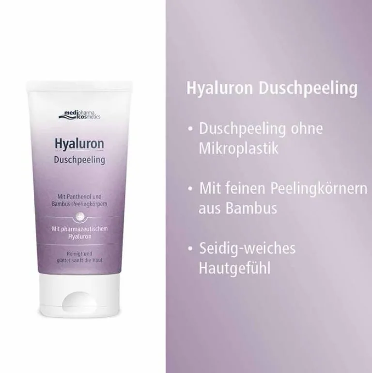 Medipharma Cosmetics Hyaluron Duschpeeling, 150 ml- Peelings|Duschen & Waschen