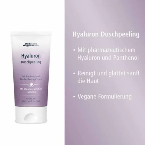 Medipharma Cosmetics Hyaluron Duschpeeling, 150 ml- Peelings|Duschen & Waschen