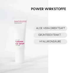 Santaverde Augenpflege-Hyaluron Eye serum, 10 ml
