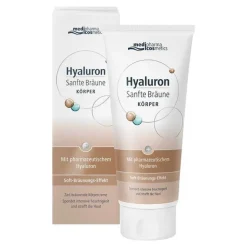 Medipharma Cosmetics Hyaluron Sanfte Bräune Körperpflege Creme, 200 ml- Selbstbräuner