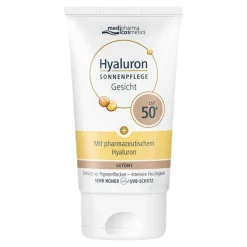 Medipharma Cosmetics Lsf 50+-Hyaluron Sonnenpflege Gesicht LSF 50+ getönt, 50 ml