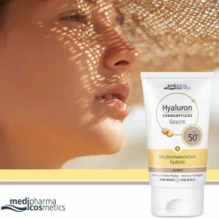 Medipharma Cosmetics Lsf 50+-Hyaluron Sonnenpflege Gesicht LSF 50+ getönt, 50 ml