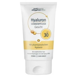 Hyaluron Sonnenpflege Gesicht LSF 30, 50 ml^Medipharma Cosmetics Discount