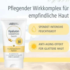 Hyaluron Sonnenpflege Gesicht LSF 30, 50 ml^Medipharma Cosmetics Discount