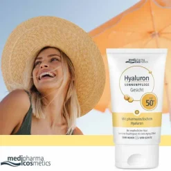 Medipharma Cosmetics Hyaluron Sonnenpflege Gesicht LSF 50+ , 50 ml- Lsf 50+