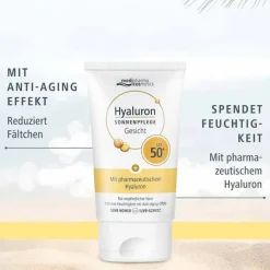 Medipharma Cosmetics Hyaluron Sonnenpflege Gesicht LSF 50+ , 50 ml- Lsf 50+