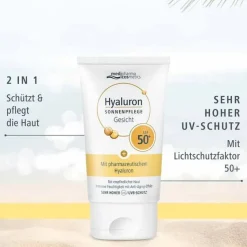 Medipharma Cosmetics Hyaluron Sonnenpflege Gesicht LSF 50+ , 50 ml- Lsf 50+