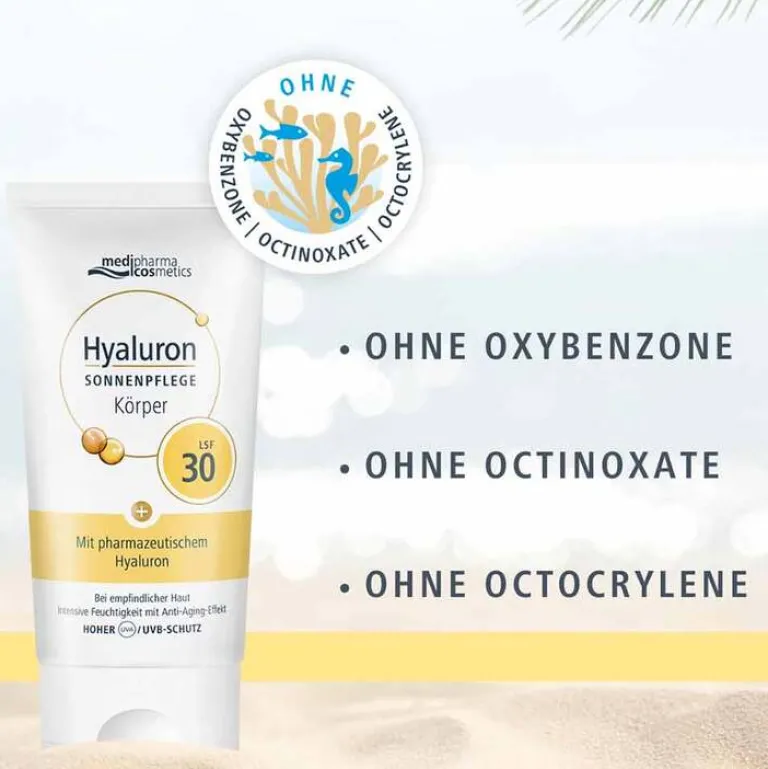Hyaluron Sonnenpflege Körper LSF 30, 150 ml^Medipharma Cosmetics Hot