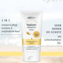 Medipharma Cosmetics Hyaluron Sonnenpflege Körper LSF 50+ , 150 ml- Lsf 50+