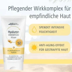 Medipharma Cosmetics Hyaluron Sonnenpflege Körper LSF 50+ , 150 ml- Lsf 50+