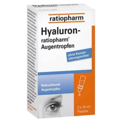 Hyaluron-® Augentropfen, 2X10 ml^Ratiopharm Hot