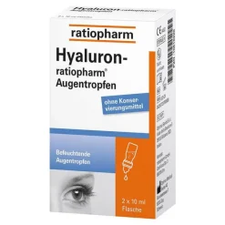 Hyaluron-® Augentropfen, 2X10 ml^Ratiopharm Hot