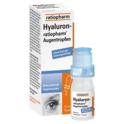Ratiopharm Hyaluron-® Augentropfen, 10 ml- Augentropfen Trockene Augen