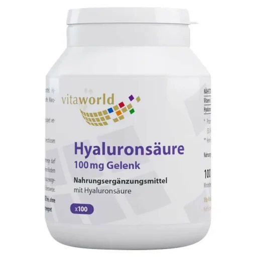 Vitaworld Hyaluronsäure 100 mg Gelenk Kapseln, 100 St- Hyaluronsäure