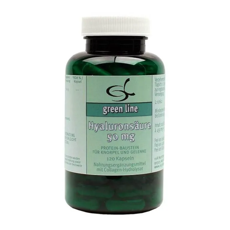 Green line Nutritheke Hyaluronsäure-Hyaluronsäure 50 mg Kapseln - green line, 120 St