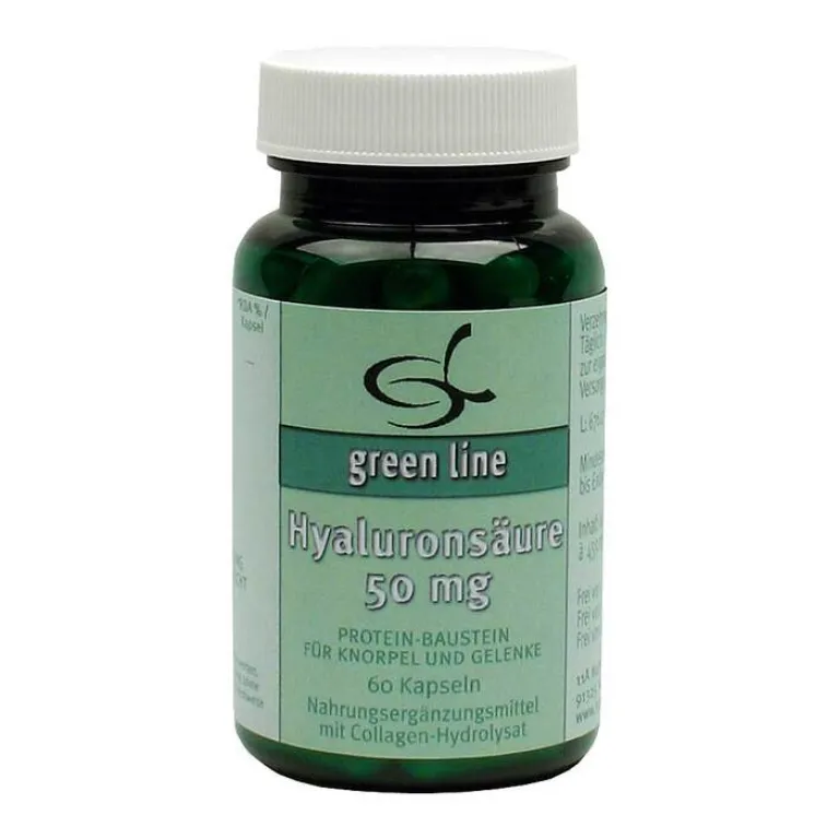 Green line Nutritheke Hyaluronsäure-Hyaluronsäure 50 mg Kapseln - green line, 60 St