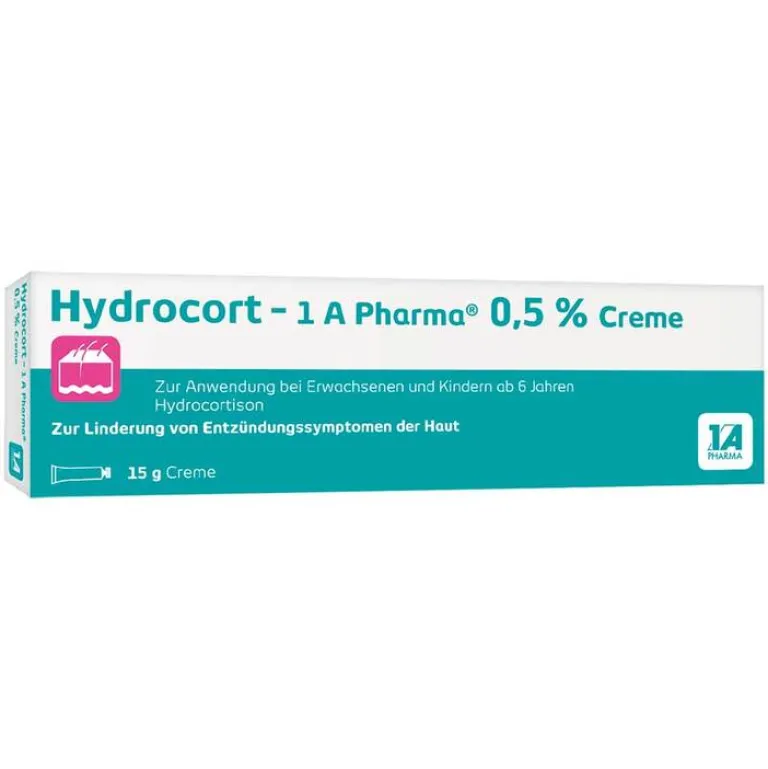 1A Pharma Hydrocort - 1 A Pharma® 0,5 % Creme, 15 g- Neurodermitis Creme|Cortisonsalbe