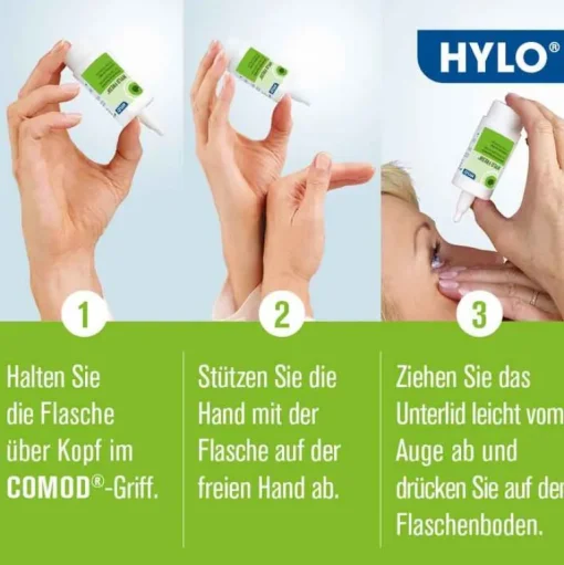 Hylo Eye Care Augentropfen Bindehautentzündung|Augentropfen Trockene Augen-HYLO FRESH® Augentropfen , 10 ml