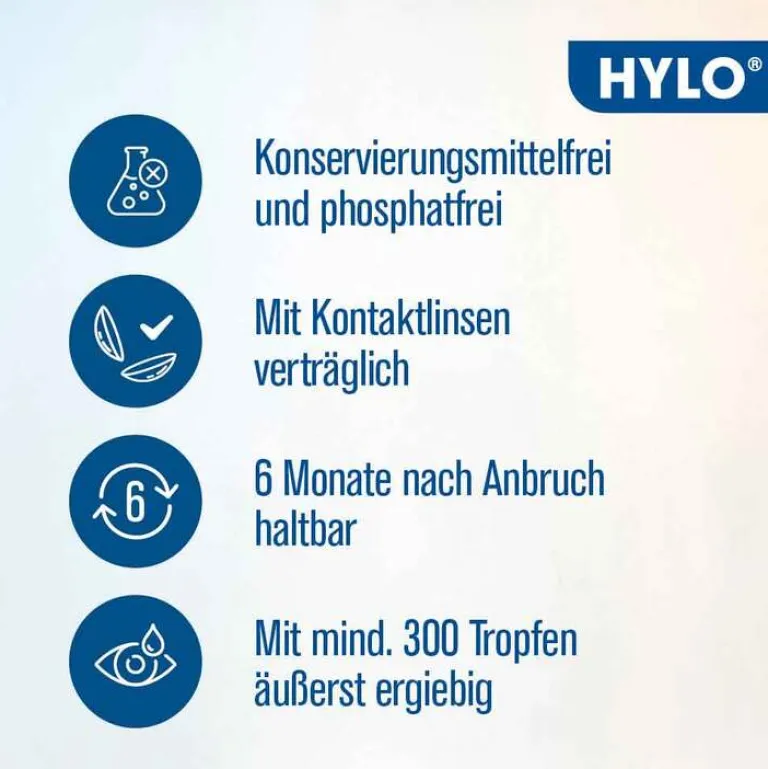 HYLO GEL Augentropfen, 2x 2x10 ml^Hylo Eye Care Discount