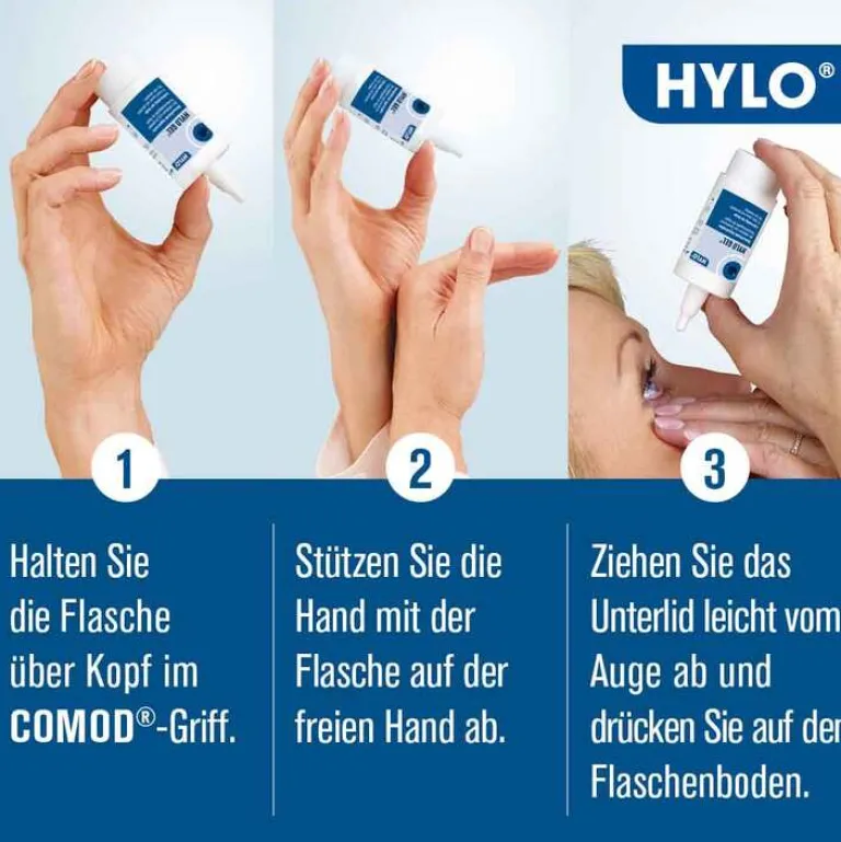 HYLO GEL Augentropfen, 2x 2x10 ml^Hylo Eye Care Discount