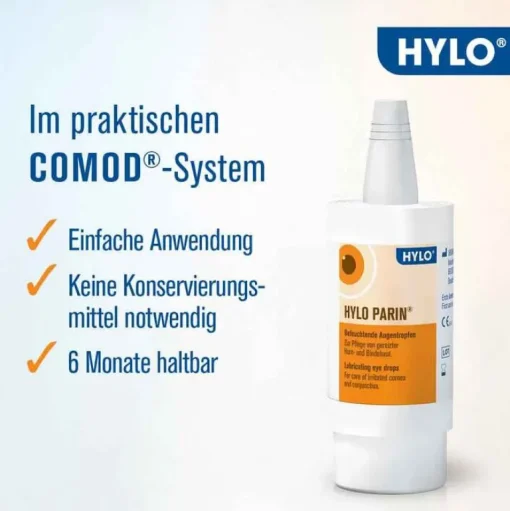Hylo Eye Care HYLO PARIN® Augentropfen, 10 ml- Augentropfen Trockene Augen