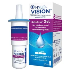 Safedrop Gel Augentropfen, 10 ml^Hylo-Vision