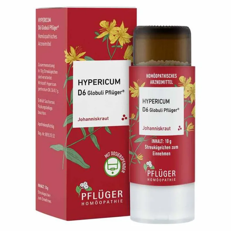 Pflüger H-Hypericum D6 Globuli Dosierspender, 10 g