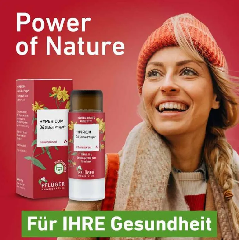 Pflüger H-Hypericum D6 Globuli Dosierspender, 10 g
